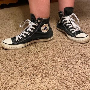 Converse Hightops.